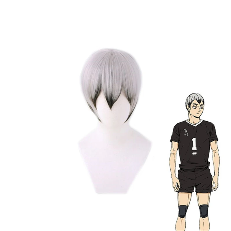 

Аниме Haikyuu! Парик для косплея из синтетических волос, 30 см