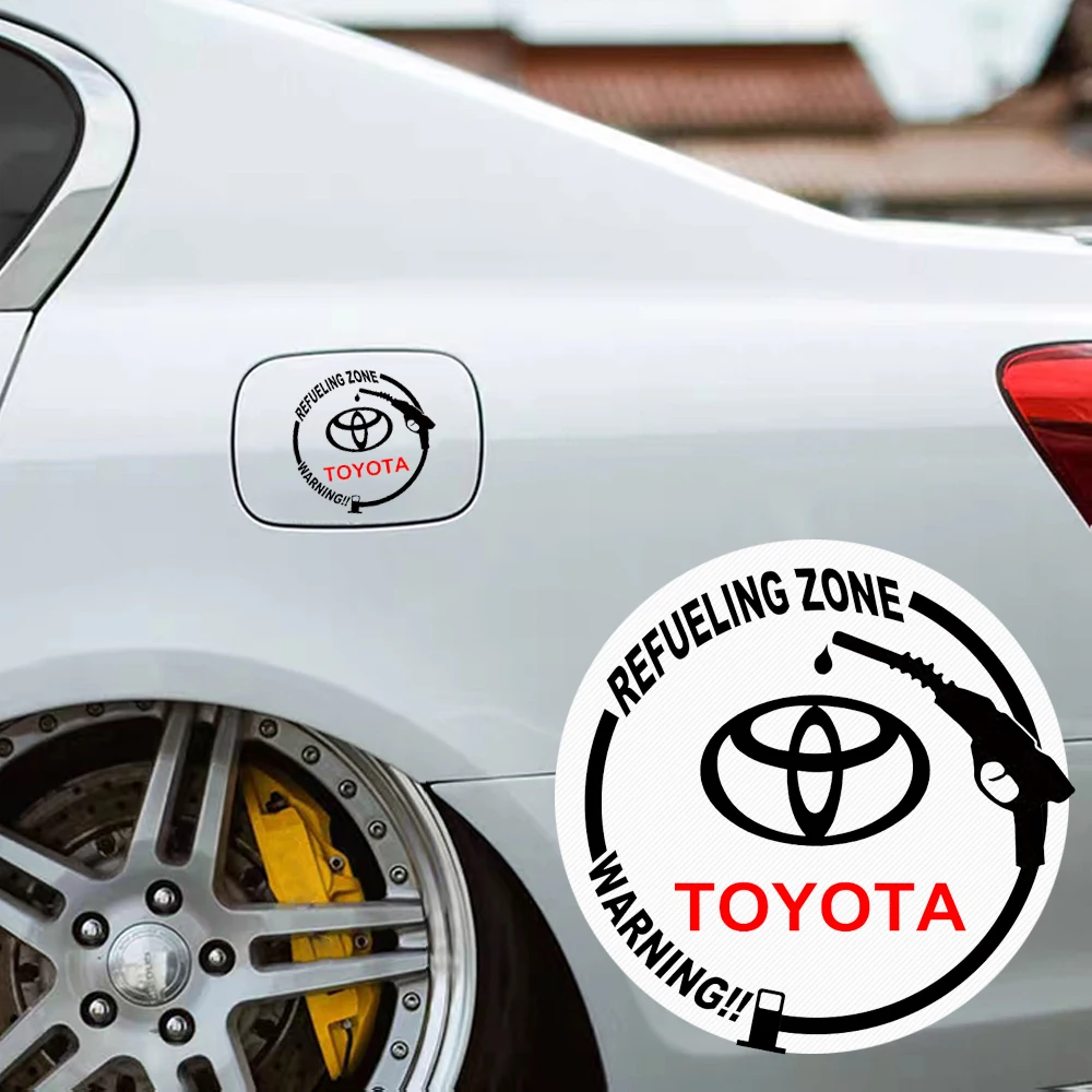 

Car Fuel Tank Sticker Cap Car Styling Decration Decal Accessories For Toyota Corolla Yaris Hilux C Hr Tocama Camry Prius Previa