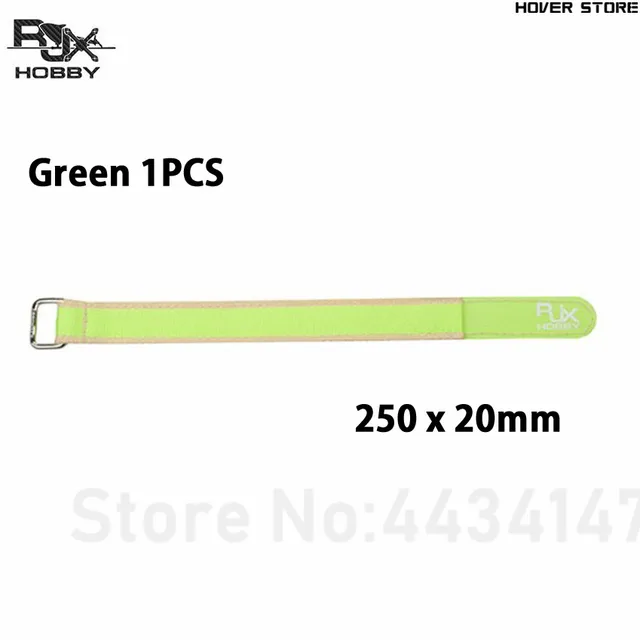 RJX Kevlar Magic Battery Strap 250x20mm Green