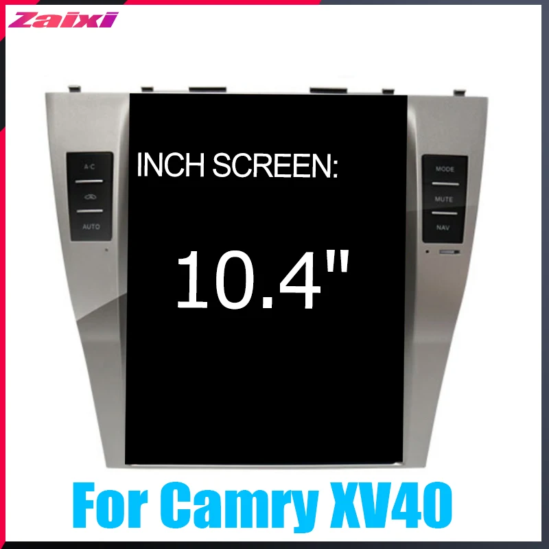 Автомобильная Мультимедийная система Tesla Type Android для Toyota Camry XV40 2007 2008 2009 2010 2011