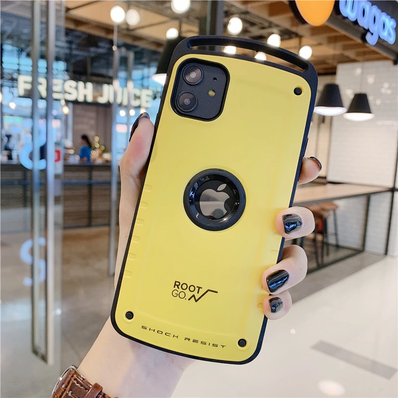 

luxury Hybrid Shockproof Case For iPhone 12 Pro Max Heavy Duty Armor Case For iPhone 11 X XS Max XR 8 7 Plus Hard Silicone Cover
