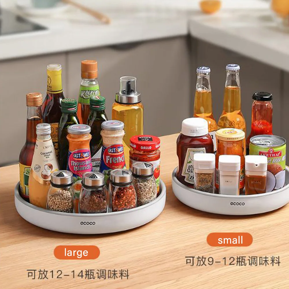 lazy susan turntable cabinet kitchen non skid turntable cabinet organizer spice rack 360 ° rotating spice rack free global shipping