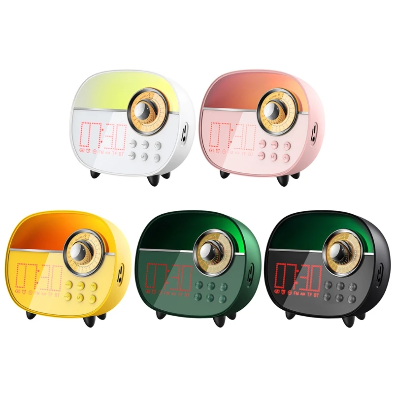 

External Battery Powered Speakers with Multiple Color Options Music Player TF Card Supported Phone Loudspeaker T21B