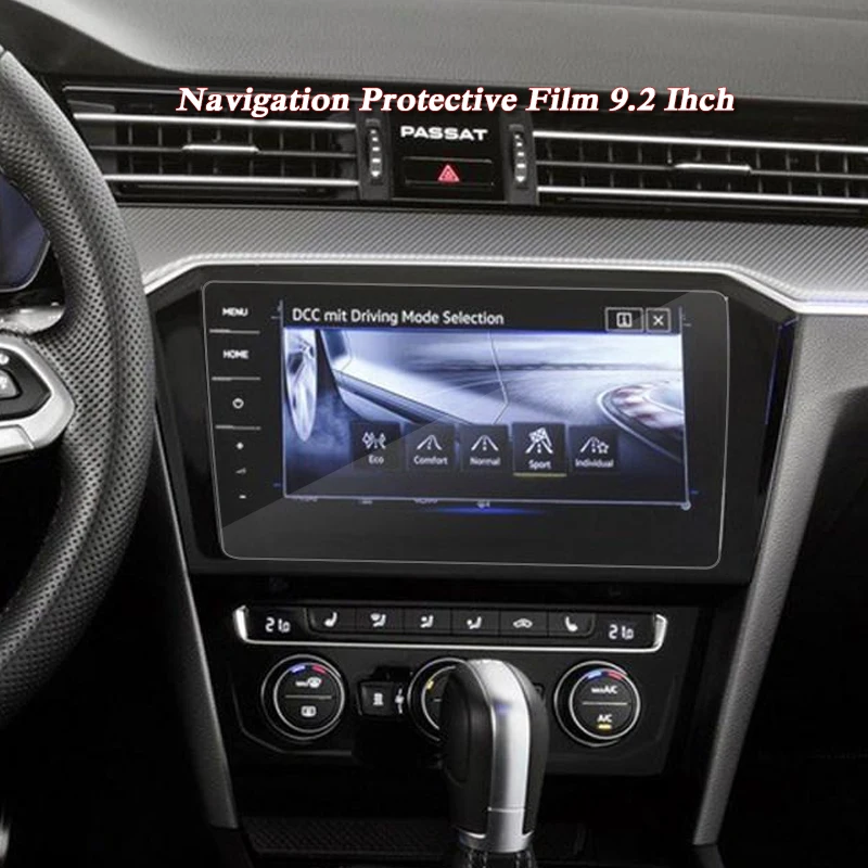 For Volkswagen Passat B9 2020-Present Car Styling Display Film GPS Navigation Screen Glass Protective Control of LCD | Автомобили и