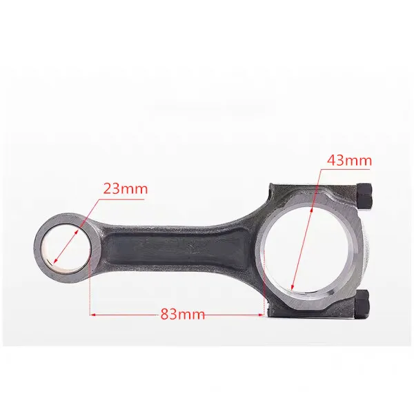 

Завернутый шатун/шатун в сборе, размер отверстия 43 мм/45 мм для 04-тактного дизельного двигателя с воздушным охлаждением 188F, 11 л.с.