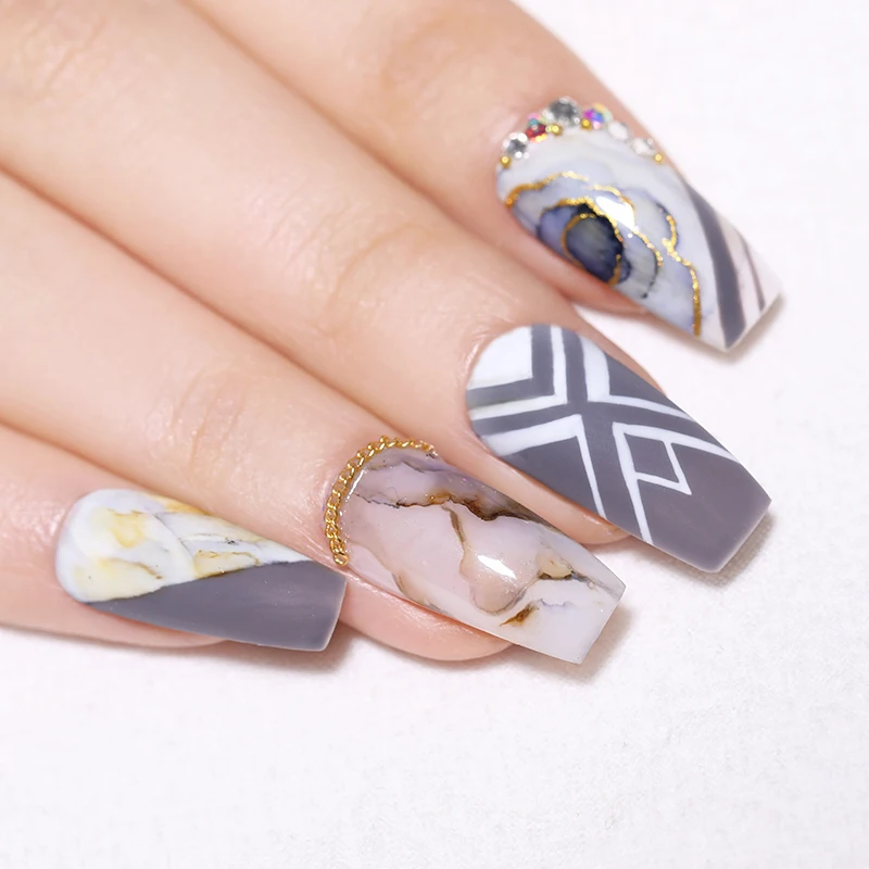 От BORN PRETTY цветок лак для ногтей 7 мл разноцветные арт дизайн салон Красота|Лак