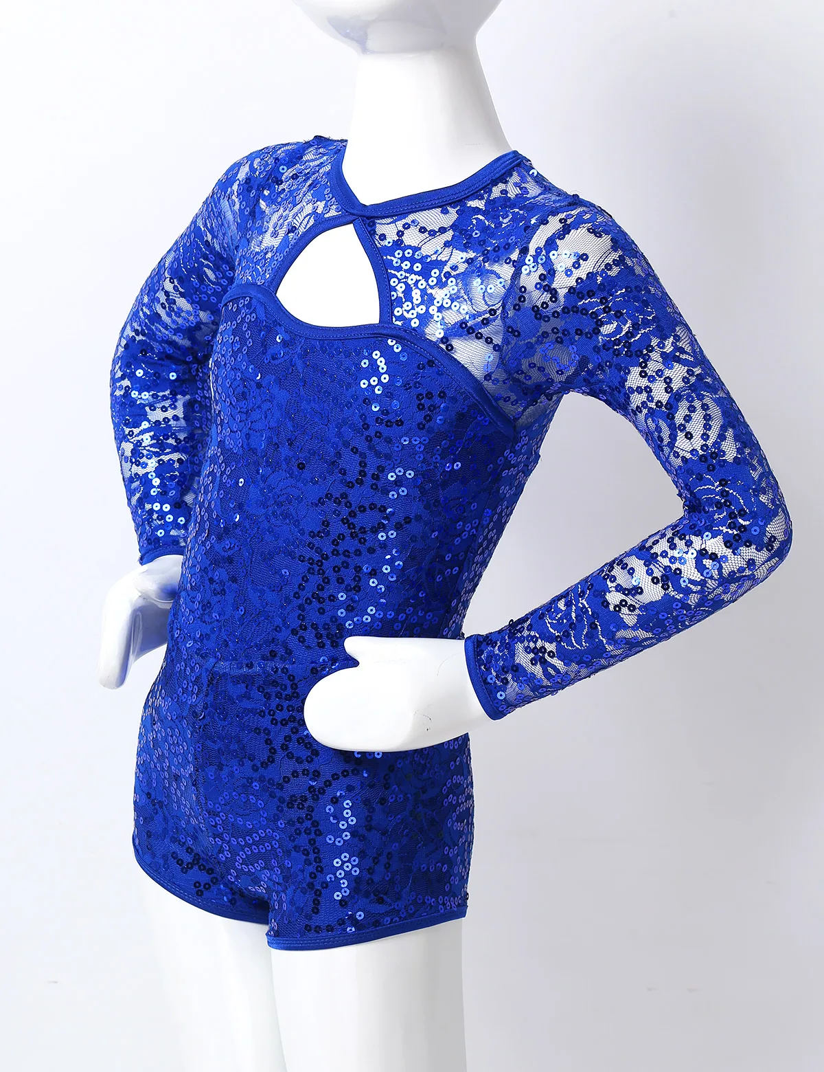 Детский спортивный костюм с длинными рукавами и блестящими блестками для