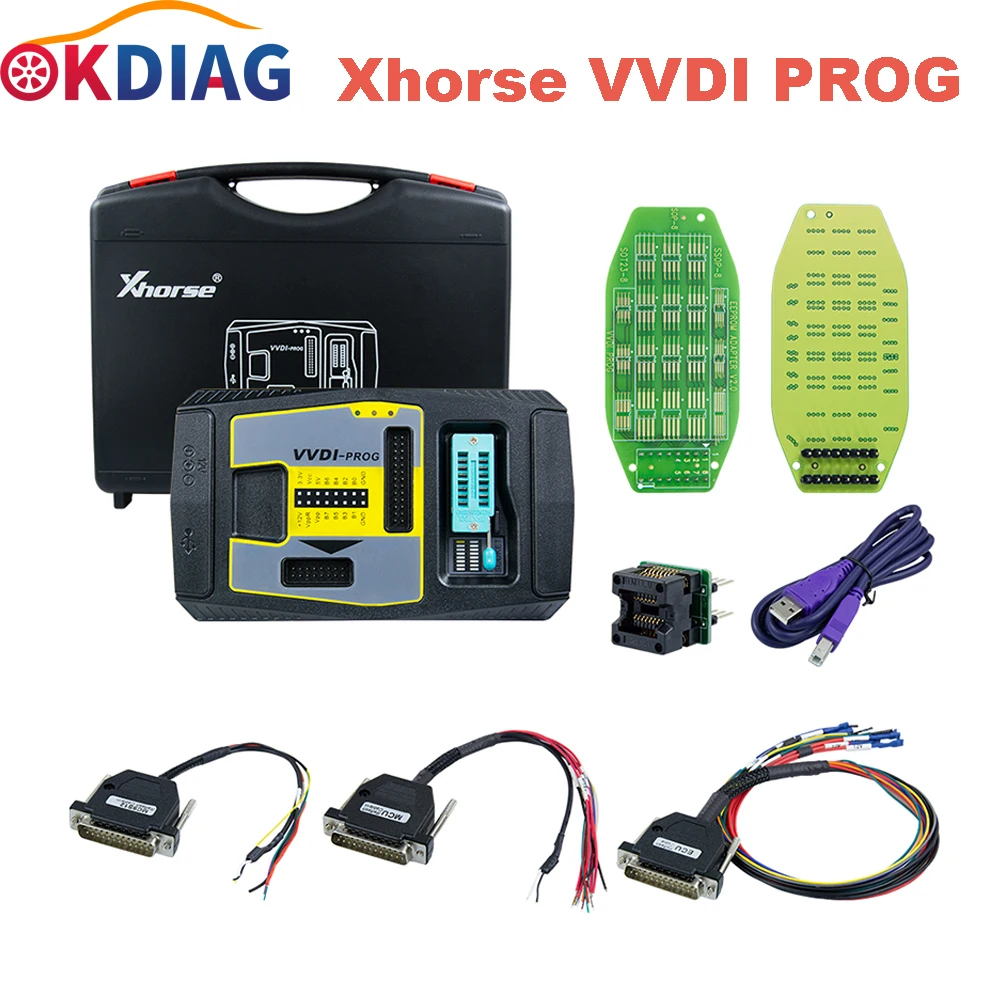 

Xhorse VVDI PROG Programmer V5.1.0 Auto Programmer Auto Diangnostic-tool Program VVDI PROG Multi-Language Read/Write ECU MCU