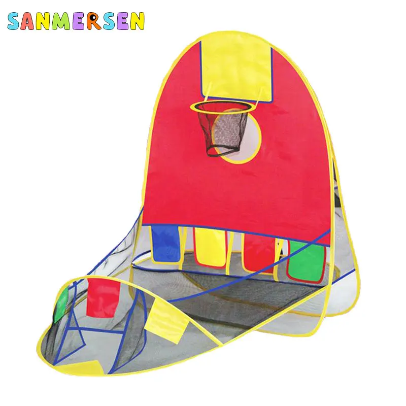 Детская палатка для океан мячей игровой домик баскетбольная корзина рандомный