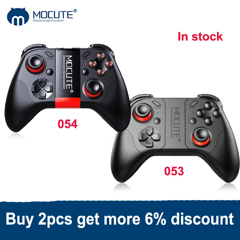 Mocute 054 Bluetooth геймпад мобильный Джойстик Android джойстик беспроводной VR контроллер