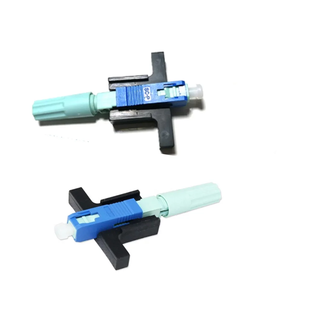 Free Shipping New SC APC UPC 58mm SM Single Mode Optical ConnectorSC UPC Fiber Quick Connector FTTH Tool Cold Connector Tool