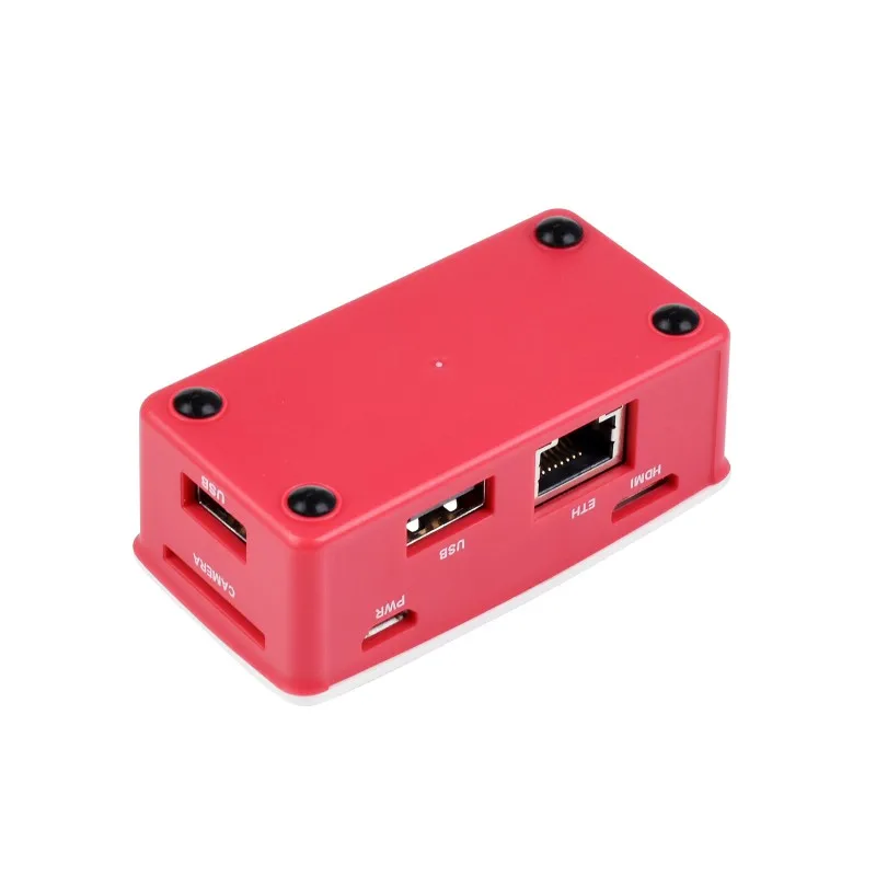 Чехол из АБС-пластика для модуля Ethernet Raspberry Pi Zero 2 W / Series 1x Ethernet-порт RJ45 3x USB порт s |
