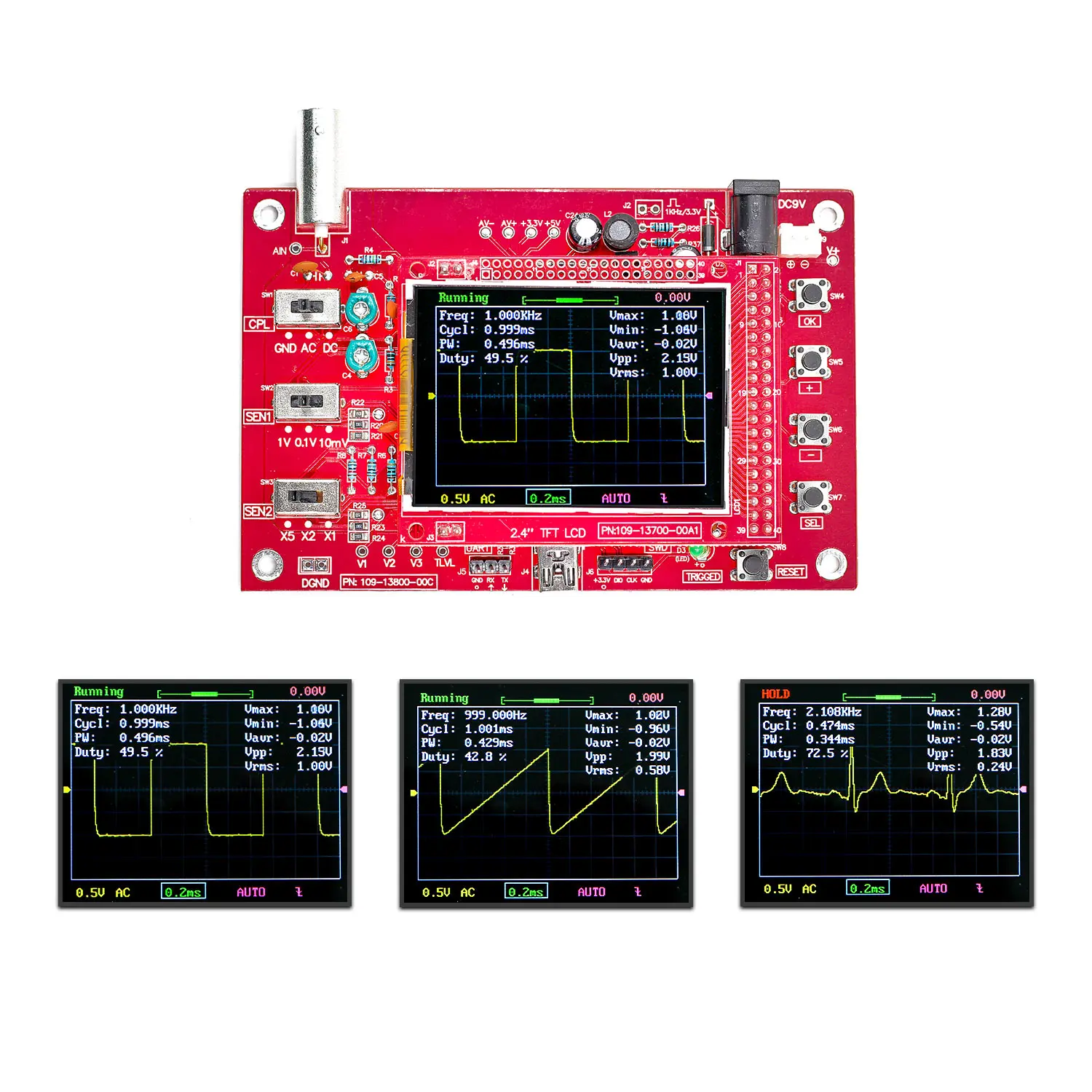 Комплект карманного цифрового осциллографа DSO FNIRSI-138 2 4 TFT запасные части сделай