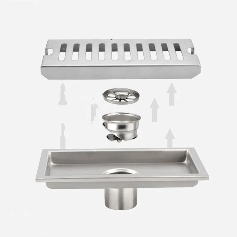 Большой водоизмещающий дезодорант слив для пола душа из нержавеющей стали 304