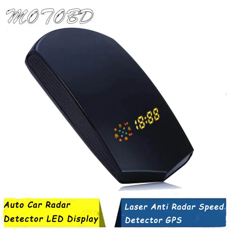 Универсальный автомобильный радар детектор светодиодный дисплей лазерный