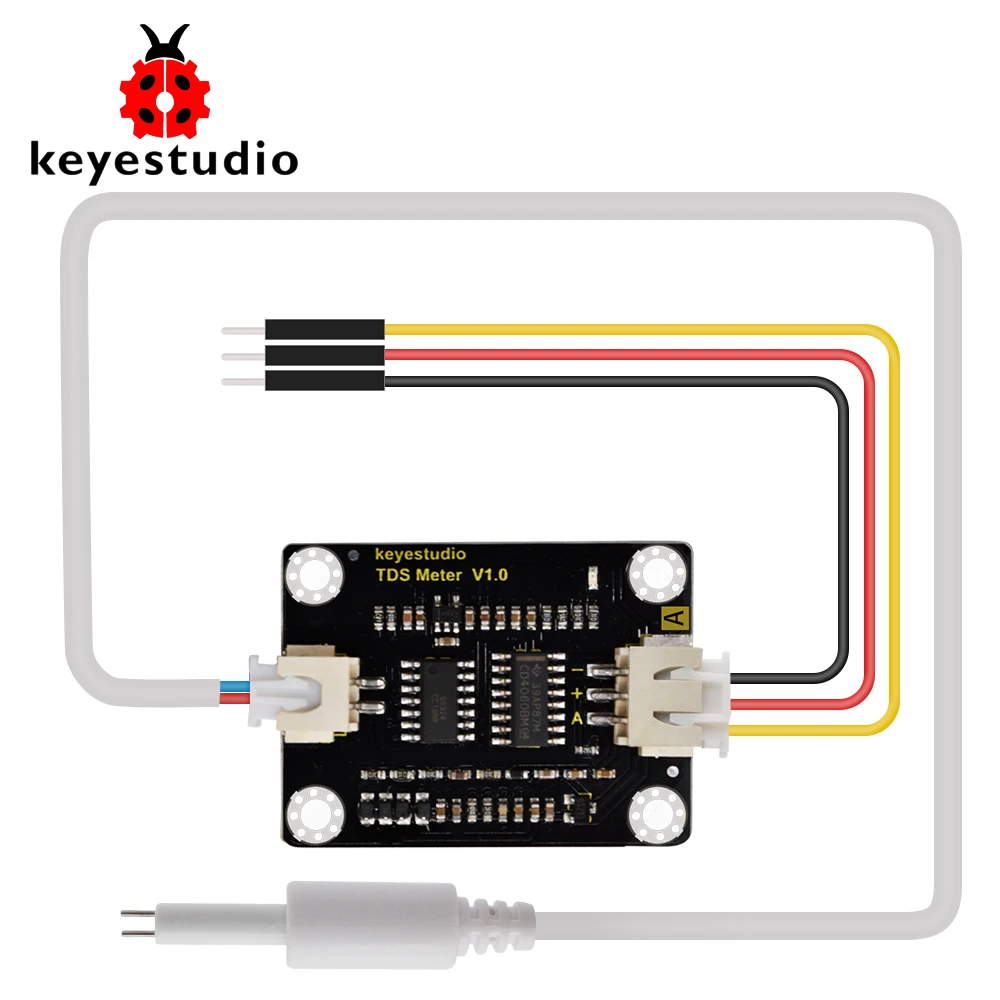 Keyestudio TDS метр V1.0 Модуль платы измерительный фильтр для воды измерение качества