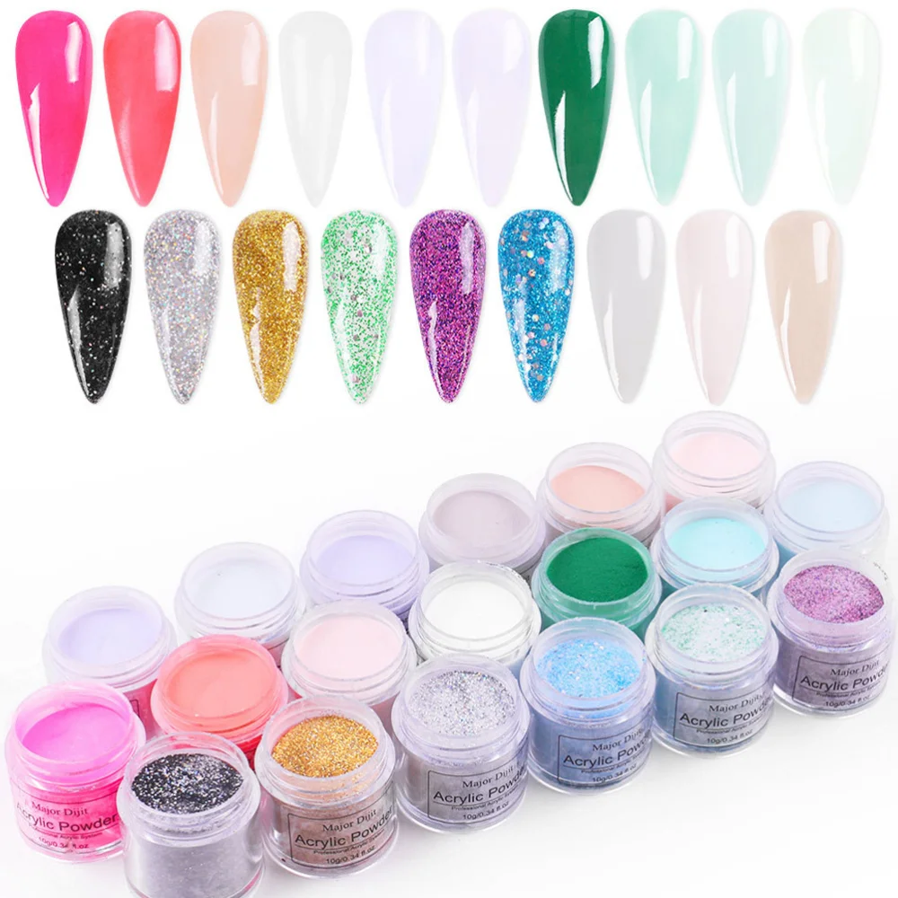 

1 Set Acrylic Liquid and Powder Set for Nail Crystal Carved Nail Extensions