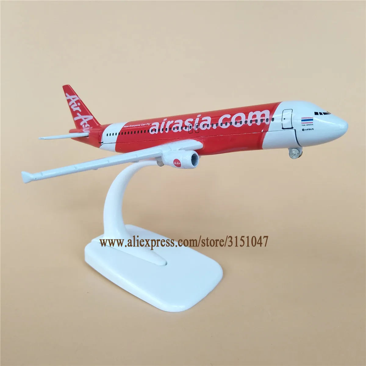 Новинка 16 см авиакомпания Red Air Asia Airlines A320 аэробус 320 авиалинии металлическая