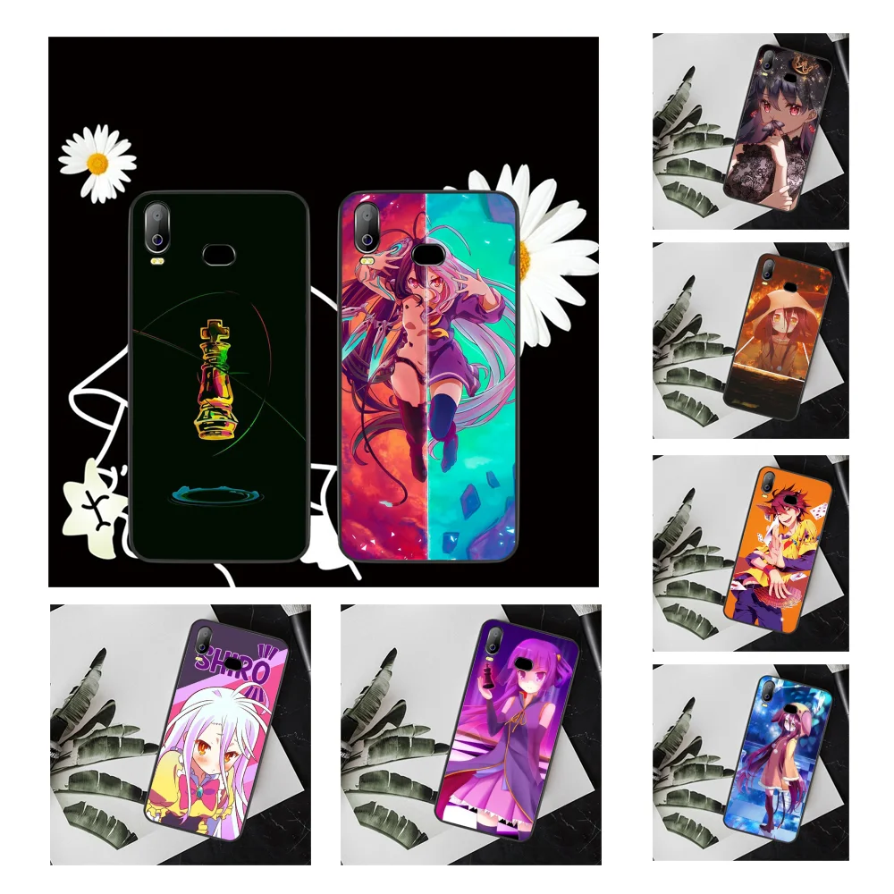 

NBDRUICAI Anime Game NO life Black TPU Soft Rubber Phone Cover For Samsung A10 A20 A30 A40 A50 A70 A71 A51 A6 A8 2018