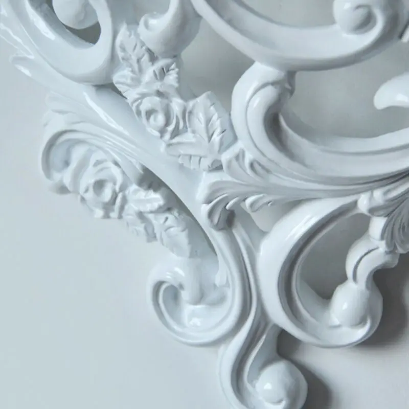 

European style creative wall mounted resin three dimensional shelves partition shelves for room wall decorations TV Furnishing
