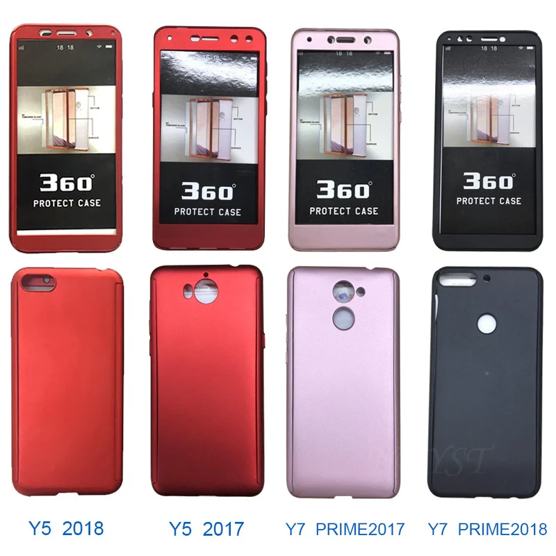 

Luxury 360 Full Protective Phone Case for Huawei Y9 Y7 Prime Y6 Pro 2019 Case for Huawei Y7 Y6 2018 Y5 2017 P Smart Plus Z Cover