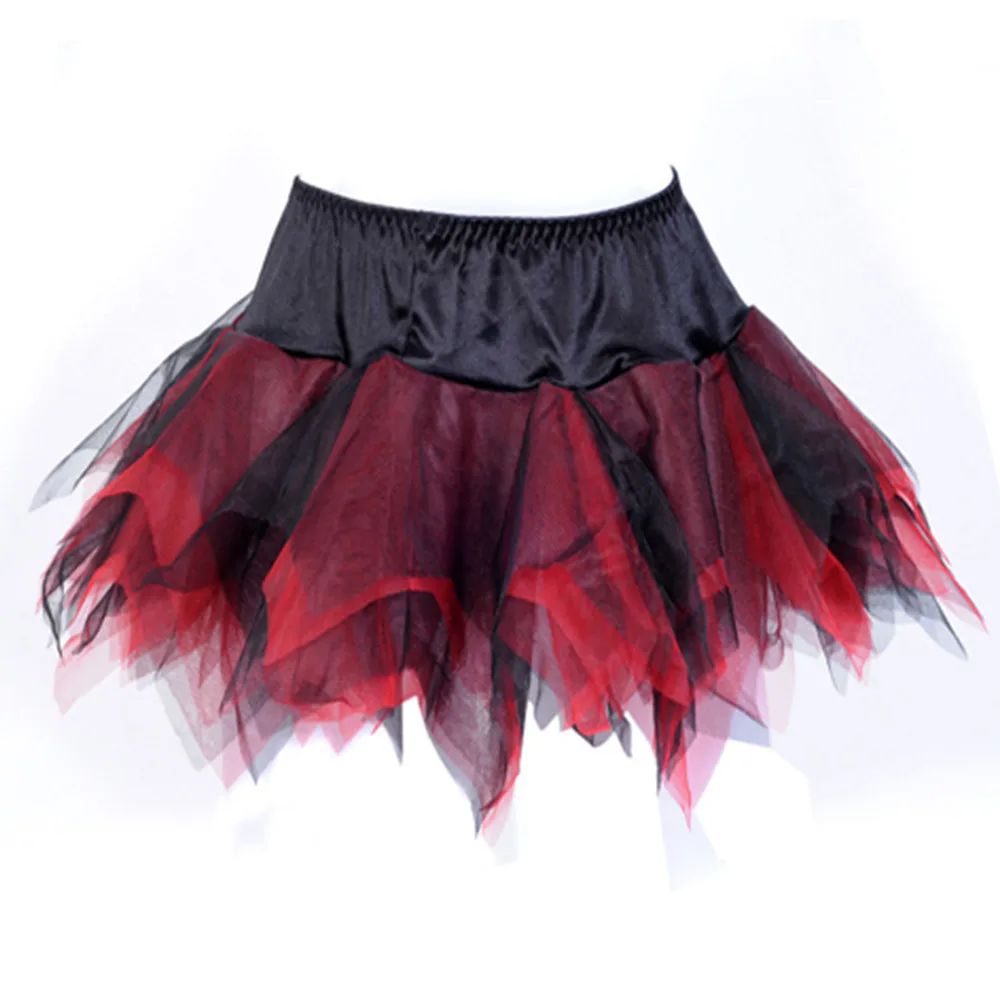 Сетчатая и Кружевная декоративная многослойная пикантная микро мини юбка пачка