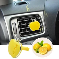 automobile accessories car perfume air freshener apple shape original fragrance orange lemon apple strawberry lavender scent