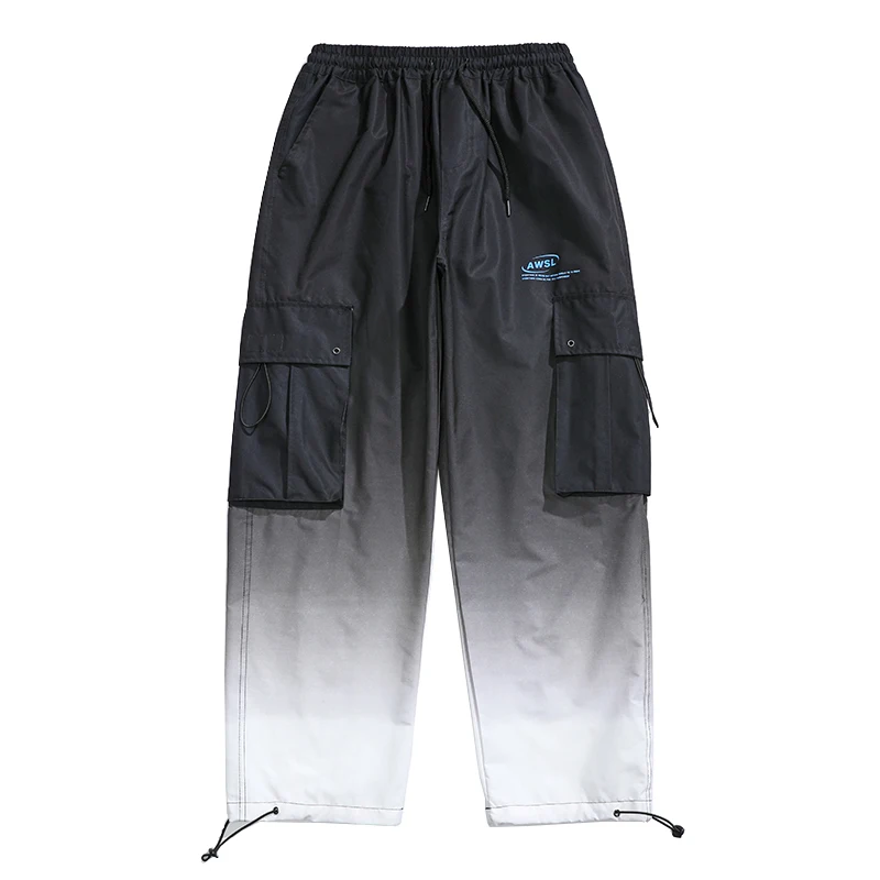 Fashion Gradient Reflective Pants Men High Quality Running Joggers Kpop Korean Style Trousers Hip Hop Streetwear Harem | Мужская одежда