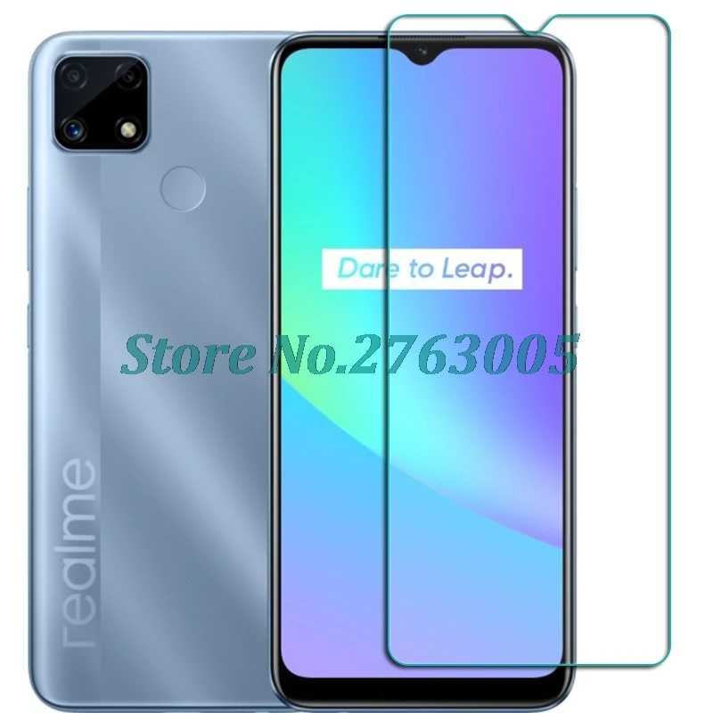 

Закаленное стекло для Realme C25 6,5 дюйма, RealmeC25 RMX3193, RMX3191, защитная пленка для экрана, чехол для телефона