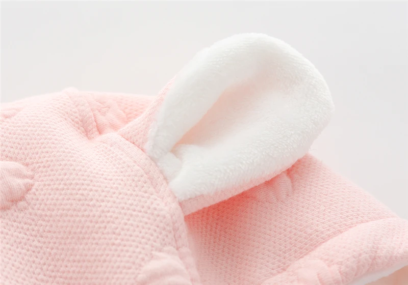 Корейская детская зимняя куртка с капюшоном для новорожденных девочек