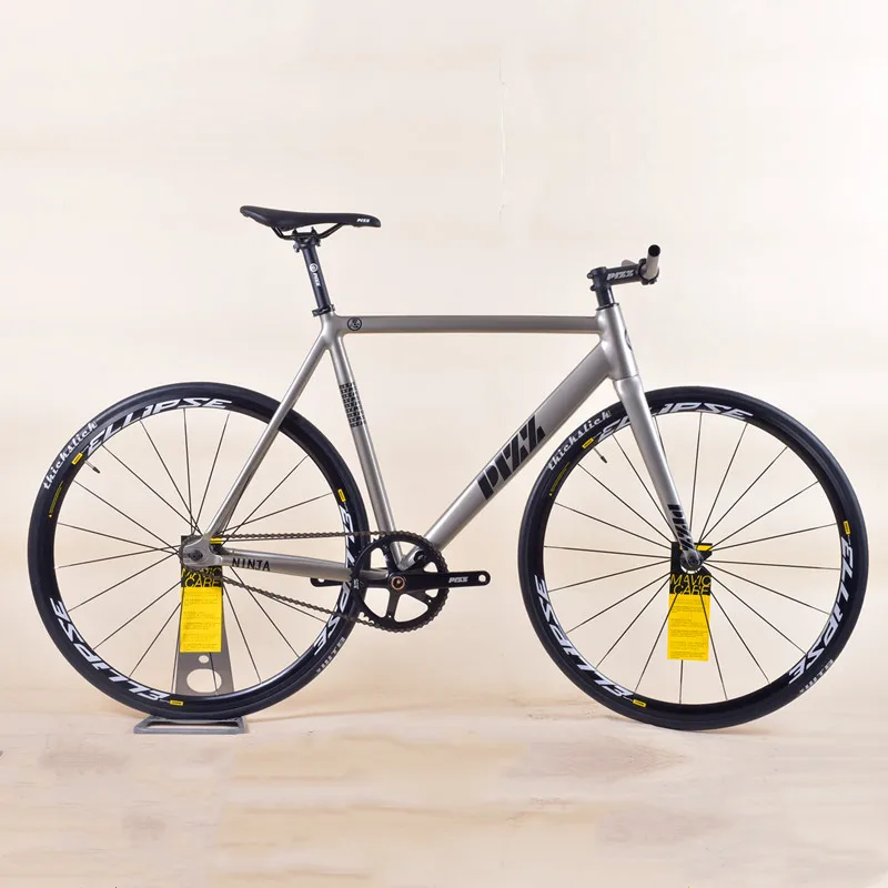 

Велосипед PIZZ ниндзя с фиксированной передачей 50 см, 52 см, 54 см, 56 см, Односкоростной велосипед, рама из алюминиевого сплава, Карбоновая вилка ...