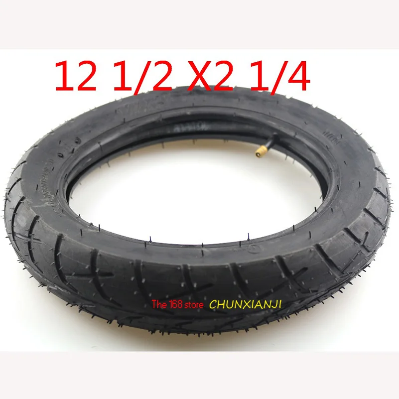 

Lightning Shipment 12 1/2 * 2 1/4 Inner and Outer Tire for Many Gas Electric Scooters and E-Bike 12 1/2x2 1/4 Tyre