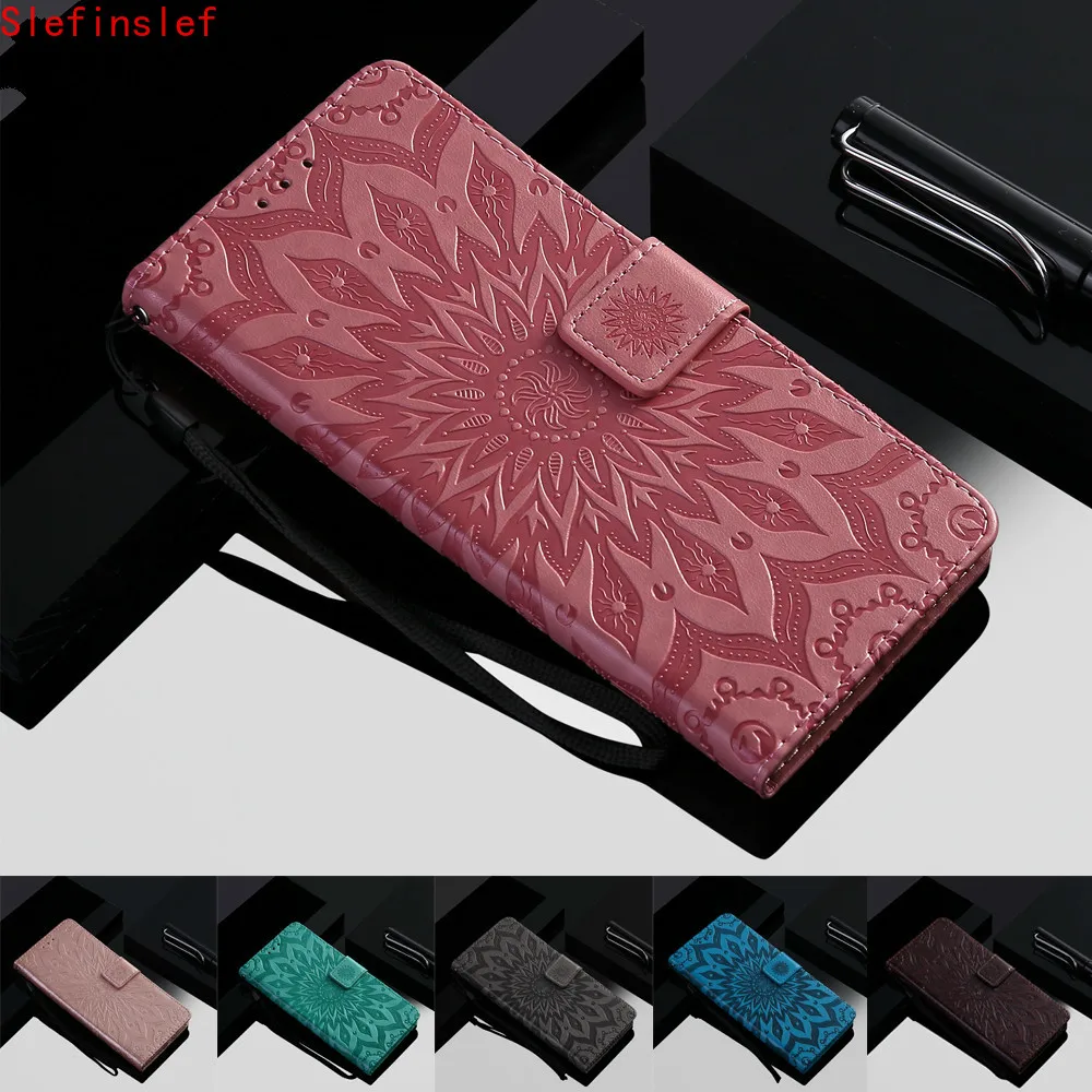 Magnetic Leather Case for Huawei Honor 9A 9S 9C 8S 8A 8C Case 3D Sun Flower Flip Cover Huawei Honor 30 Honor30 Pro+ Phone Cases