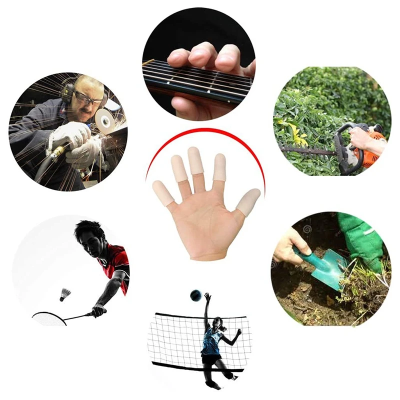 

Latex Finger Cots Anti Static Rubber Fingertip Protective Finger Cots for Electronic Repair, Handmade Apply,700Pcs