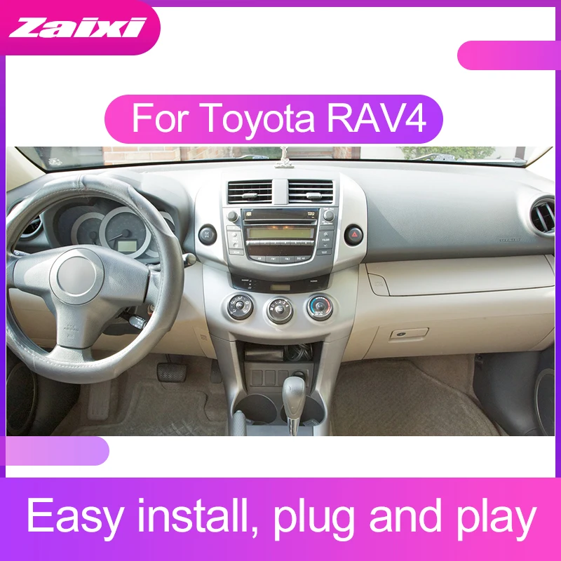 Автомагнитола ZaiXi с сенсорным экраном Android для Toyota RAV4 RAV 4 2006 ~ 2012 поддержка GPS navi Ipod