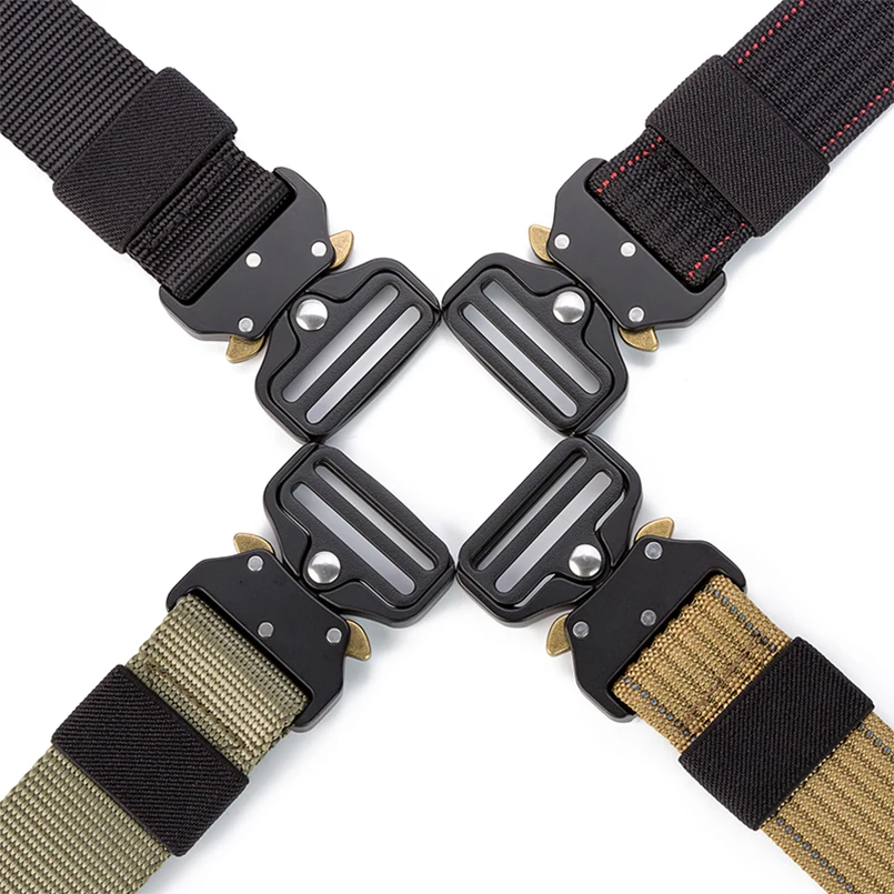 Ремень мужской нейлоновый тактический армейский пояс в стиле милитари для