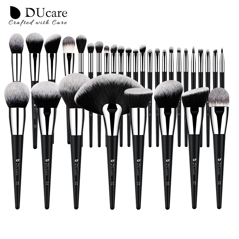 Кисти для макияжа DUcare 32 шт. Профессиональная Кисть Se кисть смешивания тональной