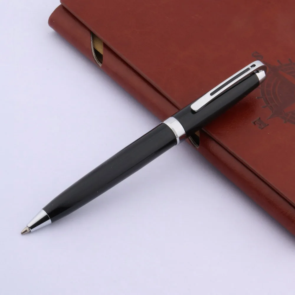 Новинка Высокое качество металлическая ручка подарок черный и серебристый шт