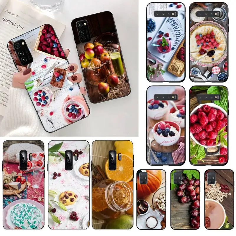YJZFDYRM Weldone летний мягкий чехол для телефона с фруктовым клубничком Samsung S20 plus Ultra S6 S7