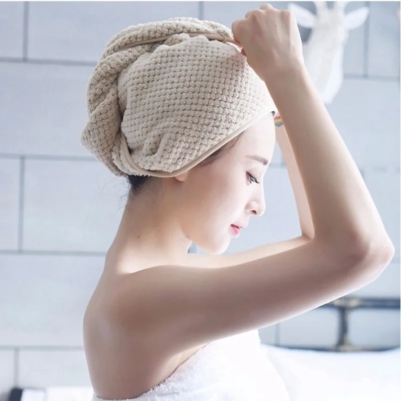 1 шт. быстросохнущее полотенце из микрофибры 100% хлопок|Шапочки для душа| |