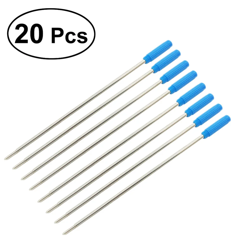 

20Pcs Ballpoint Pen Refills for Cross Pens Fine Point Pen Refill - Blue Ink