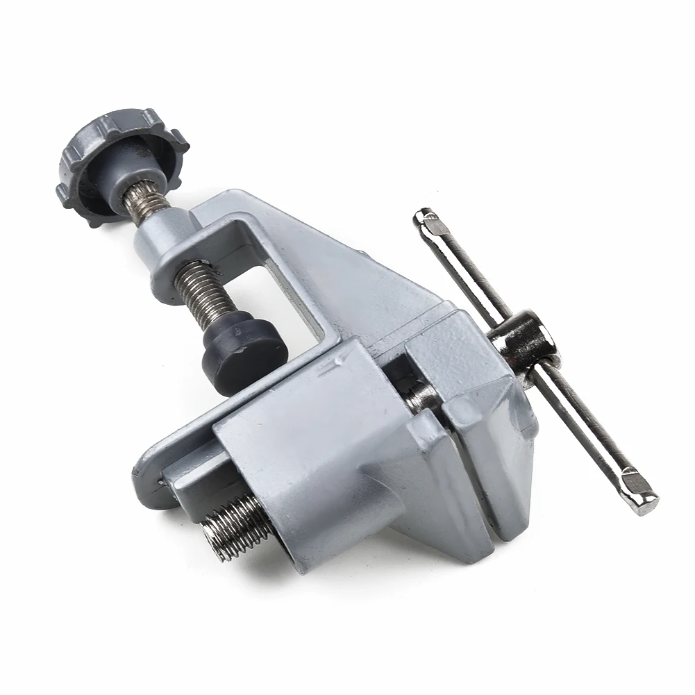 

Craft Table Bench Vise Carpentry Jewelers Tool Clamp Aluminum alloy Silver