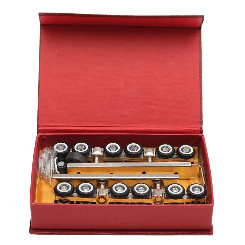 1 пар/уп. цинковый сплав раздвижные деревянные двери шкаф аппаратный комплект