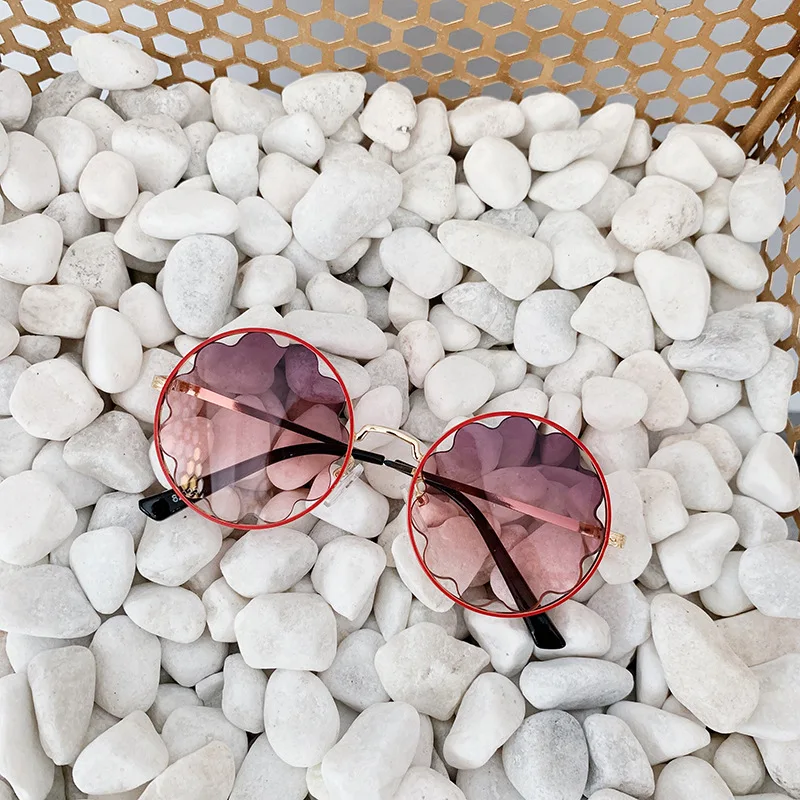 Новинка 2019 г. Модные Винтажные круглые детские солнцезащитные очки в