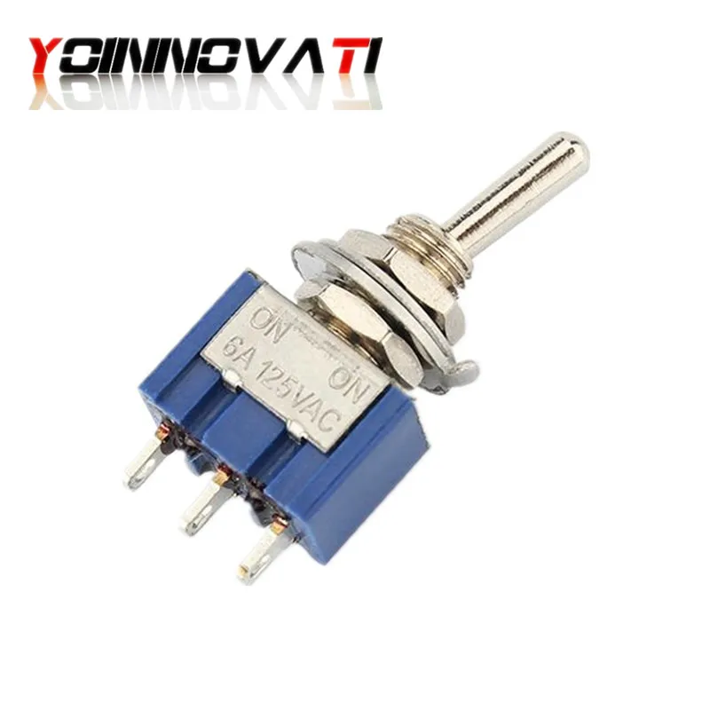 10 шт./лот миниатюрный переключатель регулируемый выключатель 6 А 125 В переменного