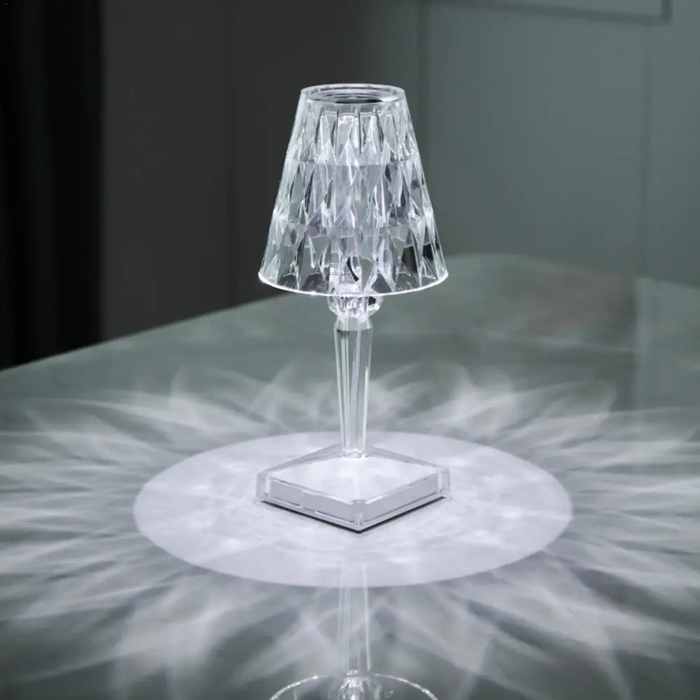 

NEW Desk Night Light USB Crystal Projector Atmosphere Led Table Lamp Room Decor Nights Lamp Lights For Bedroom Home Decoration