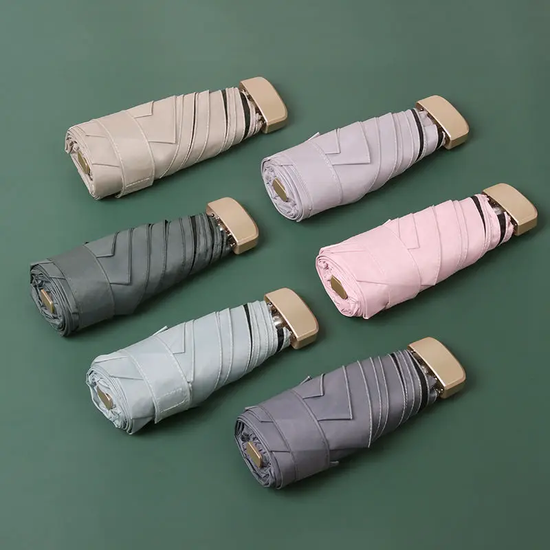 

Мини ульсветильник маленький солнцезащитный зонтик женский виниловый солнцезащитный Карманный УФ-фильтр двойного назначения