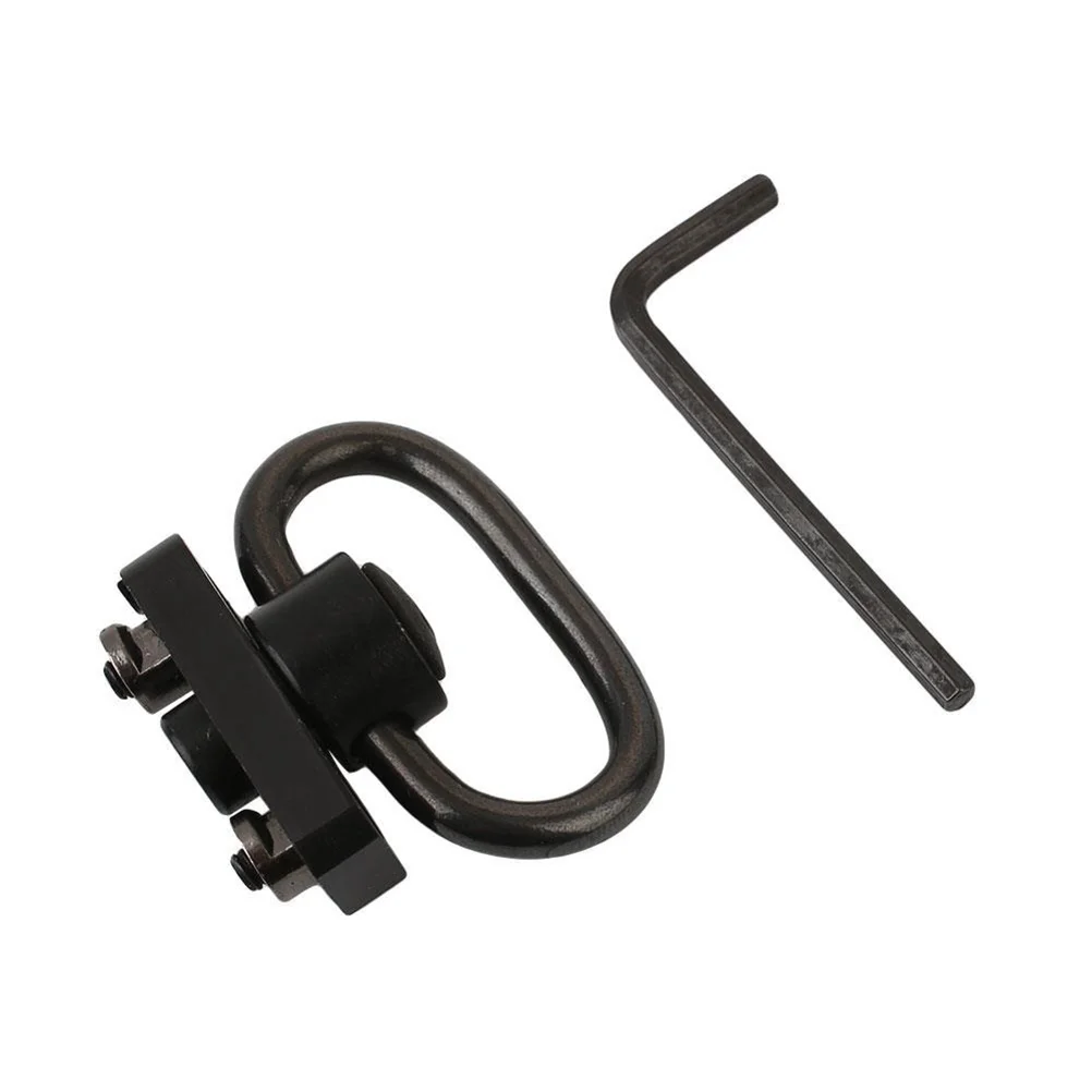 

Universal Push Button Quick Detach Metal Sling Swivel with Keymod Rail Adaptor Mount Kit