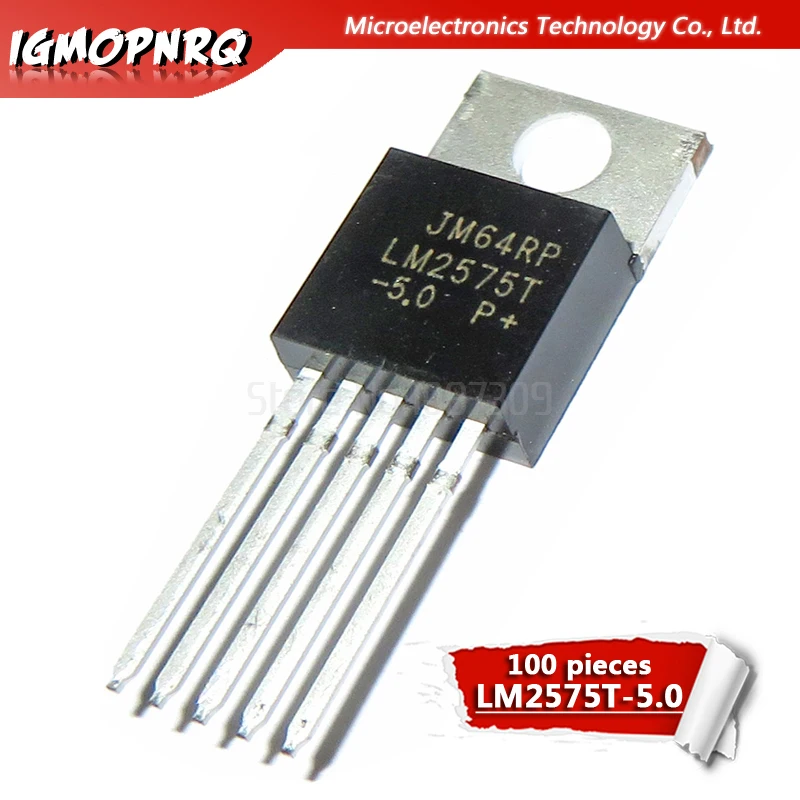 100PCS LM2575T 5.0 TO220 5V TO 220 LM2575 Новинка и оригинальная интегральная схема|Интегральные