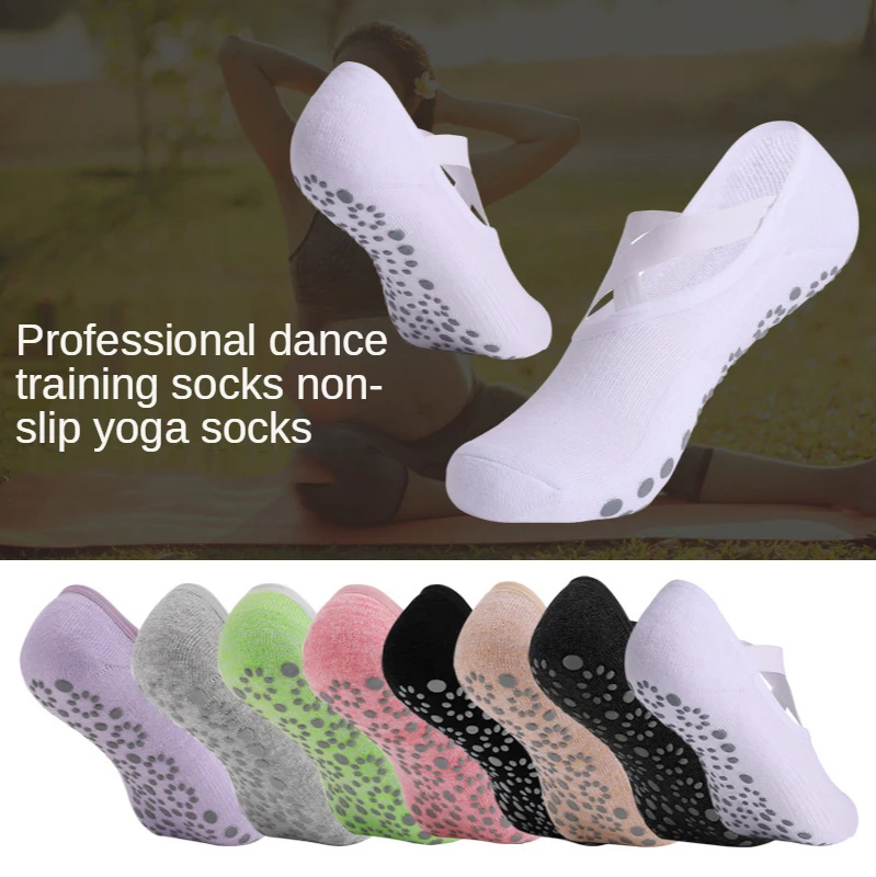 

Нескользящие носки, носки для йоги, женские носки, носки до щиколотки, носки-лодочки с нескользящей подошвой, носки для спорта в помещении